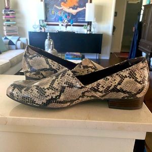New ‘snake’ Clark loafers in size 12